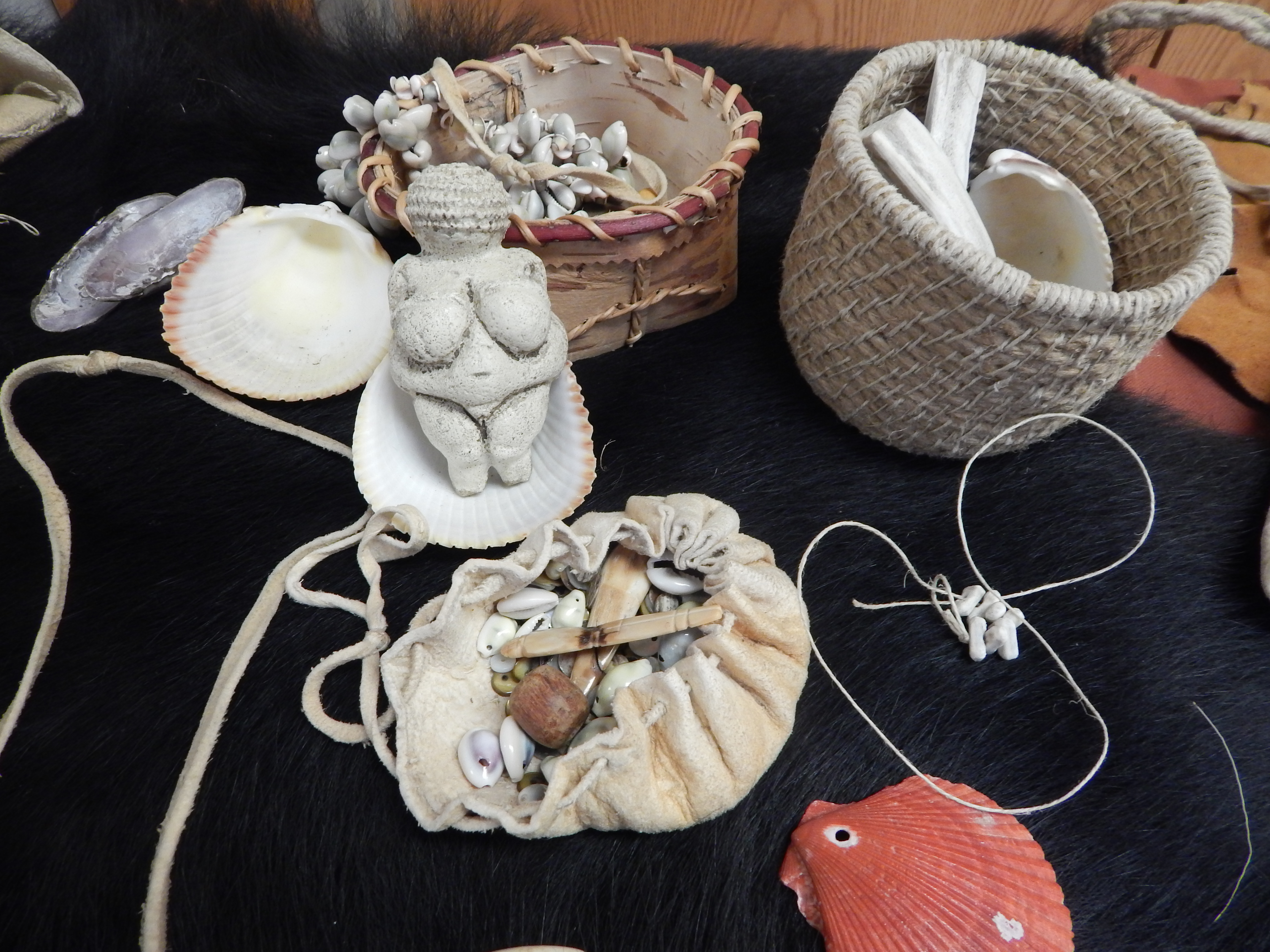 Venus of Willendorf, and Beads